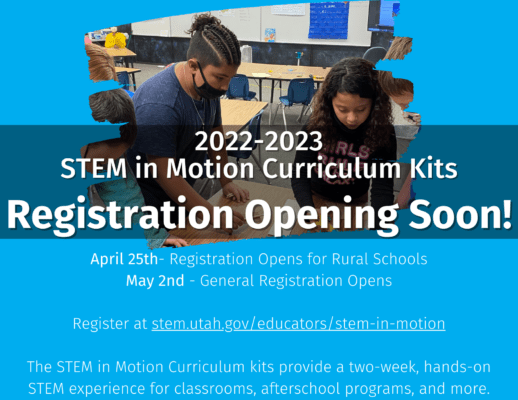registration flyer for STEM