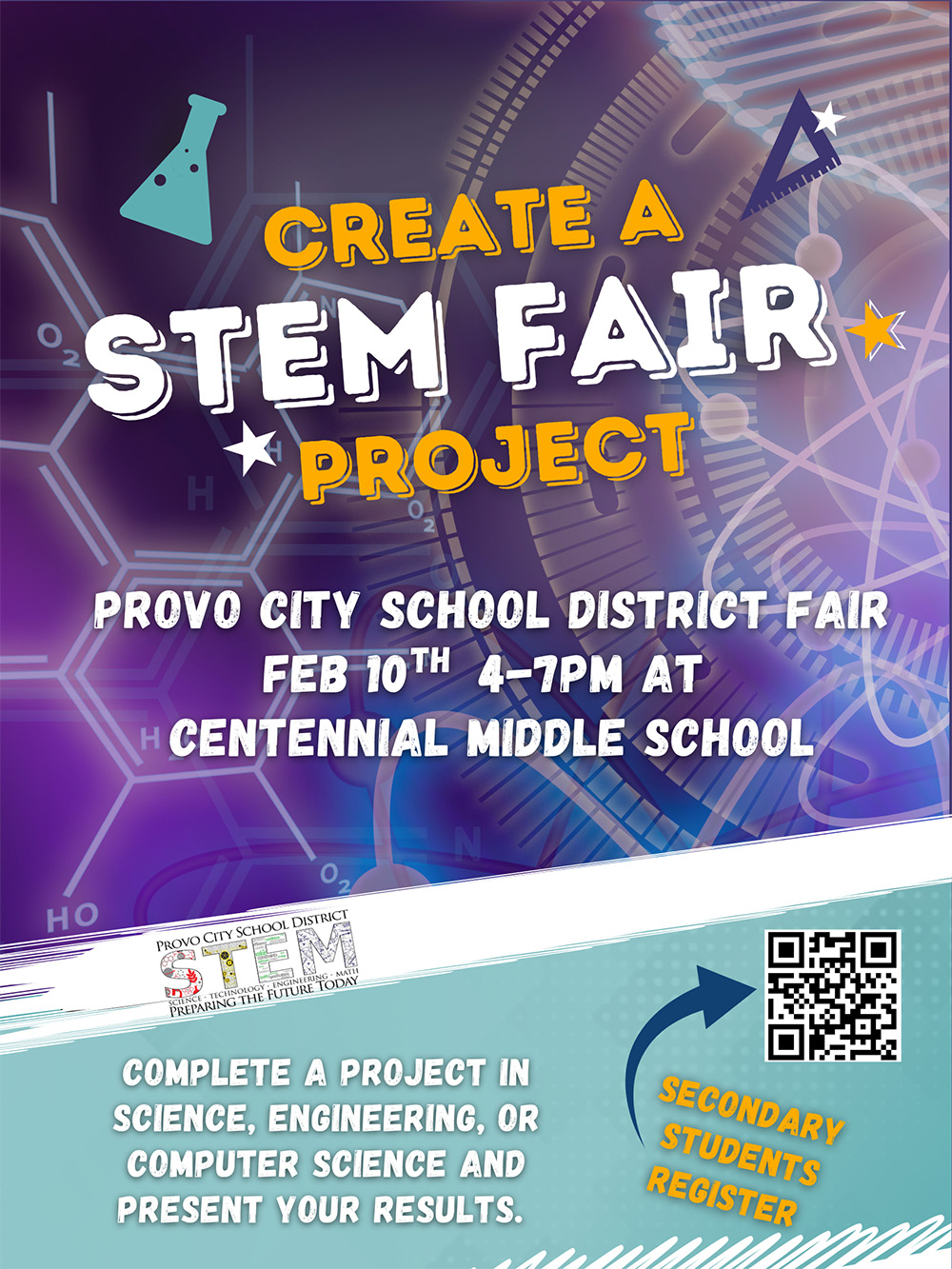 district stem fair poster