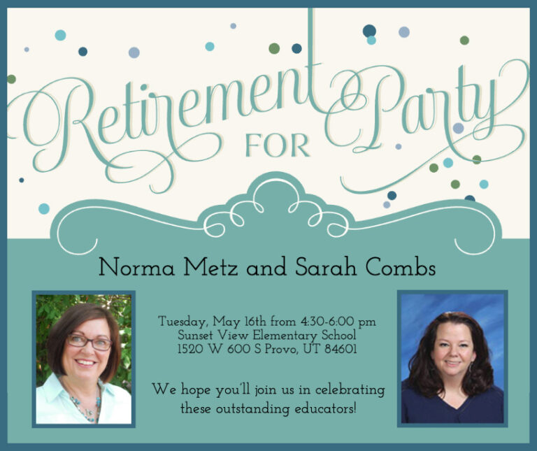 Norma Metz & Sarah Combs Retirement Open House | Employee Support Website