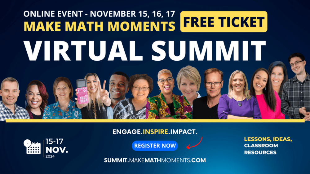 Math Makers Virtual Summit Flier